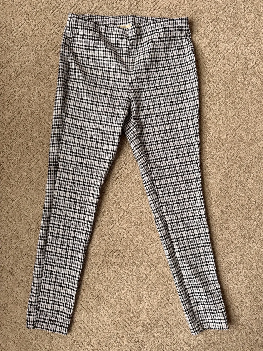 Michael Kors Plaid Skinny Ponte Pants